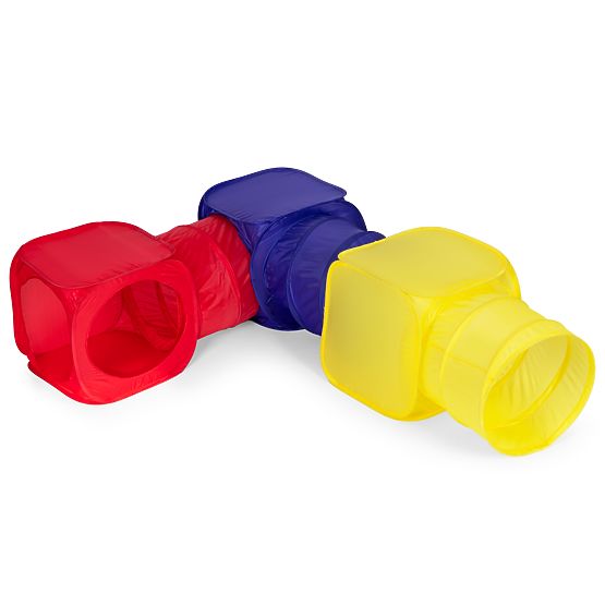 Samorozkládací dětské stany, hrací centrum 6 prvků tunely kostky IPLAY