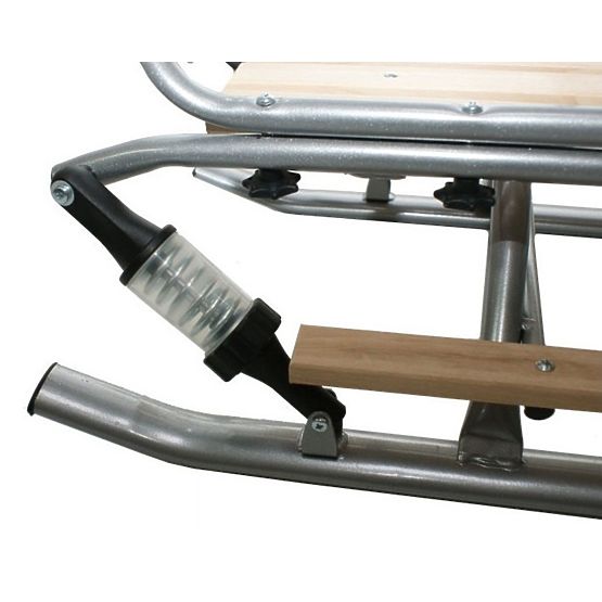 Sáňky pro dvojčata Duo Sport - černá barva sedátka 