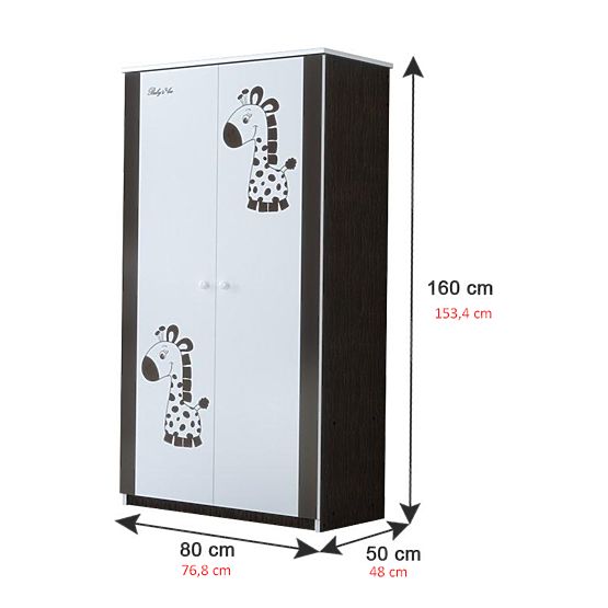 Šatní skříň Ledové království - dekor norská borovice