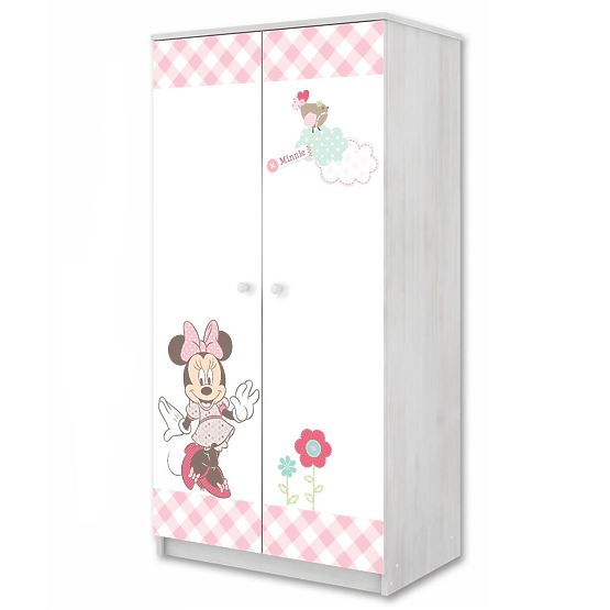 Šatní skříň Minnie Mouse - dekor norská borovice