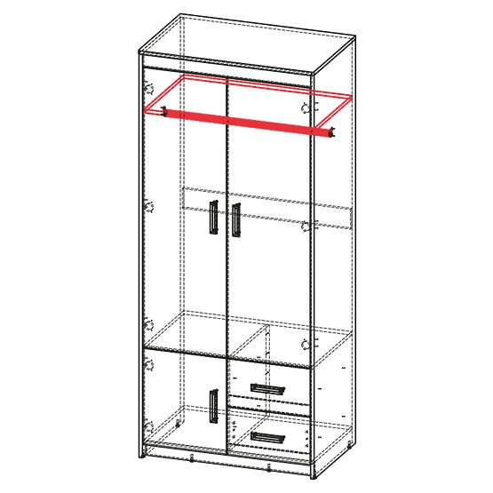 Šatní skřín UNI 1