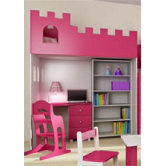 Šatní skříň ZÁMEK pod vyvýšenou postel