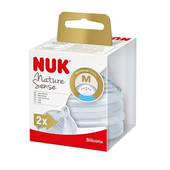 Savička Nature Sense Nuk M - 2 ks Transparentní