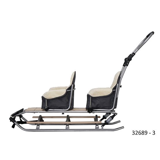 Sáňky pro dvojčata Duo Sport - různé barvy sedátek