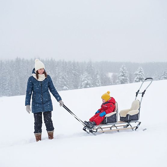 Sáňky pro dvojčata Duo Sport - různé barvy sedátek