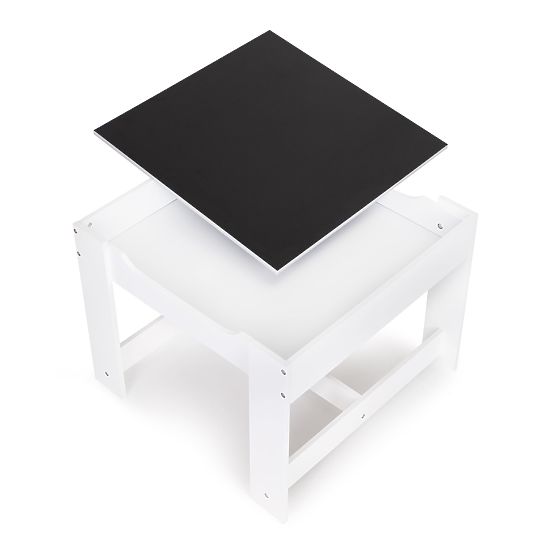 Set dětského stolečku a 2 židle šedá