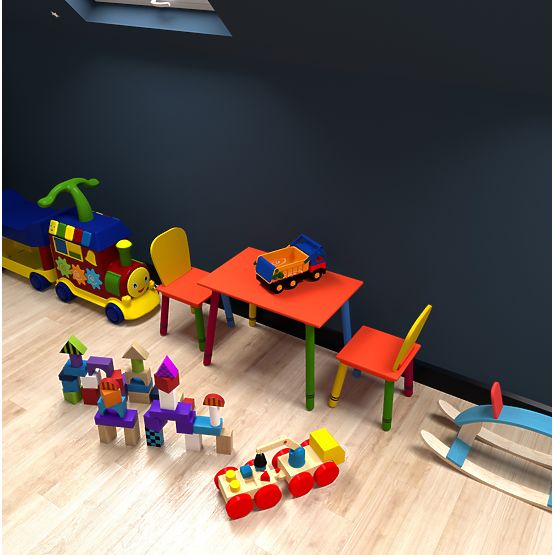 Set stolečku a židliček - barvy duhy