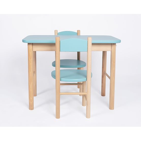 Set stolečku a židliček OURBABY baby blue