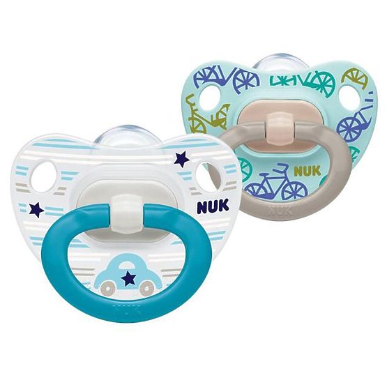 Šidítko NUK Classic Happy Day 0-6m 2ks zelené 0-6 m