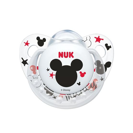 Šidítko NUK Trendline Mickey 0-6m transparentní 0-6 m