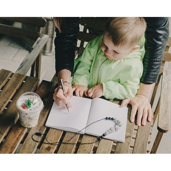 Silikonové kojící korále Ava