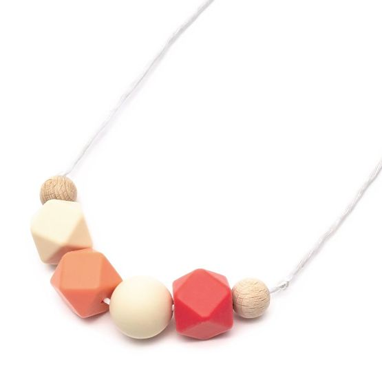 Silikonové kojící korále Strawberry