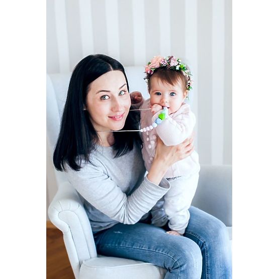 Silikonové kojící korále Tiffany