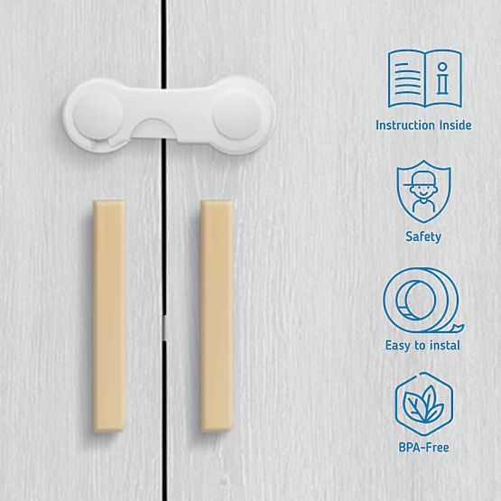 SIPO Dětská pojistka na nábytek - 10ks