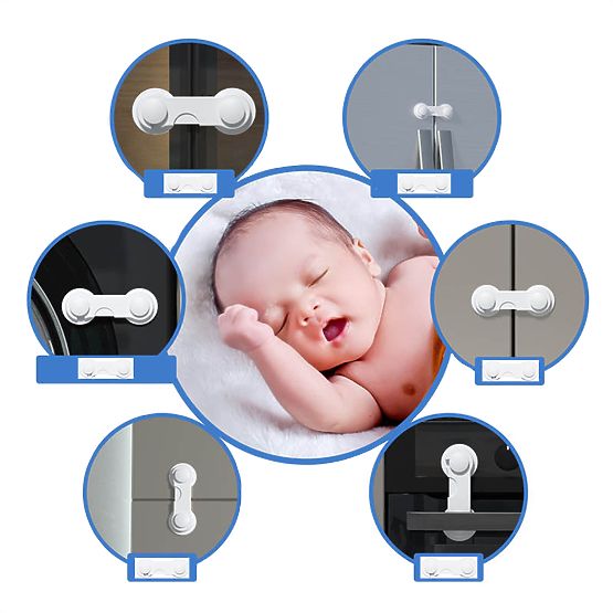 SIPO Dětská pojistka na nábytek - 10ks