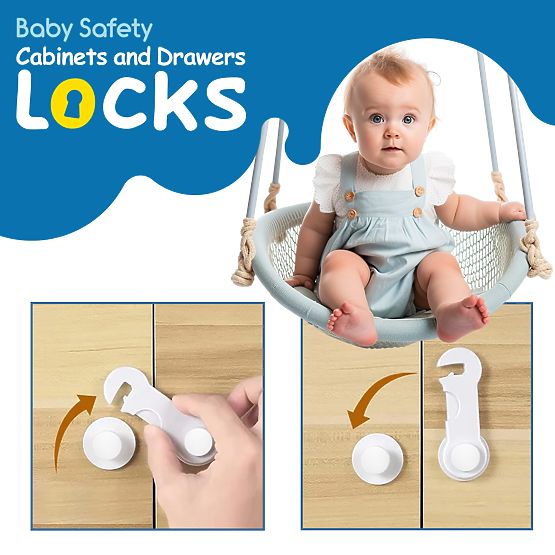 SIPO Dětská pojistka na nábytek - 10ks