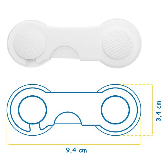 SIPO Dětská pojistka na nábytek - 10ks