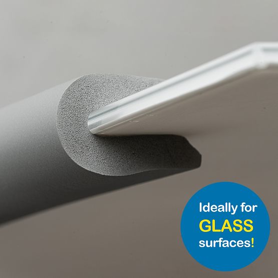 SIPO Pěnová páska na skleněné povrchy, šedá - 1ks
