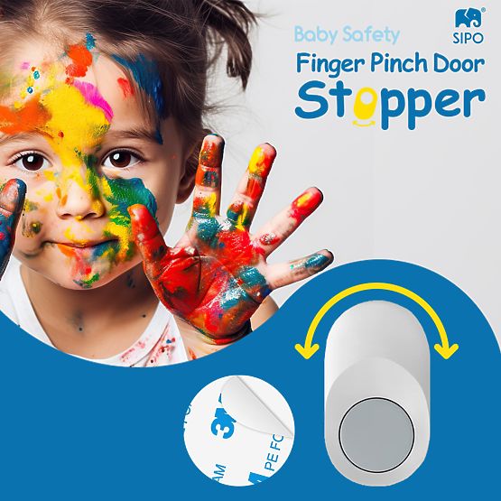 SIPO Rotační dveřní zarážka - 2ks