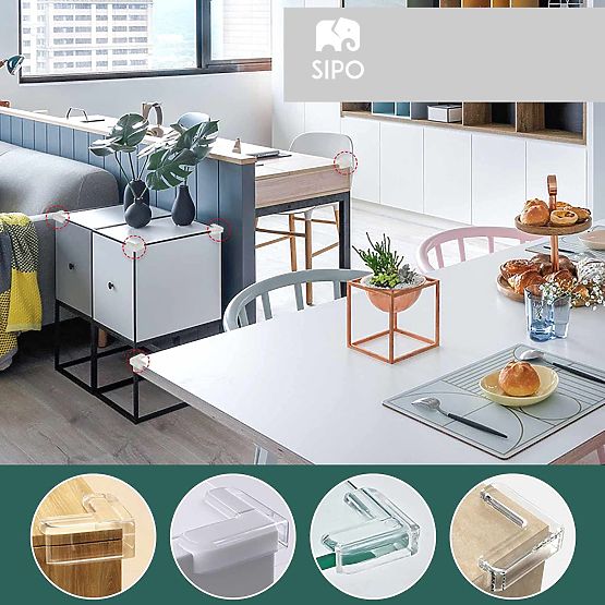 SIPO Sada silikonových chráničů ve tvaru L - 12ks