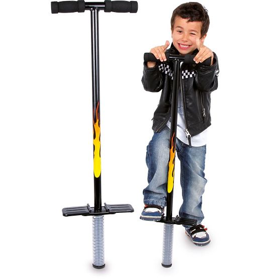 Skákací tyč POGO s plameny