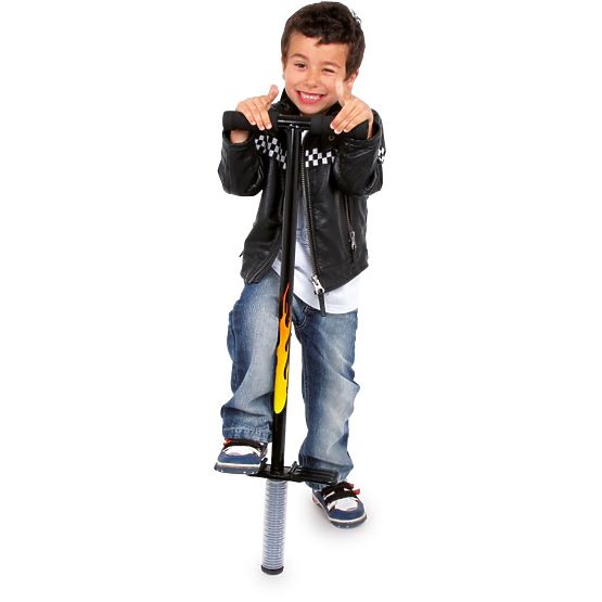 Skákací tyč POGO s plameny