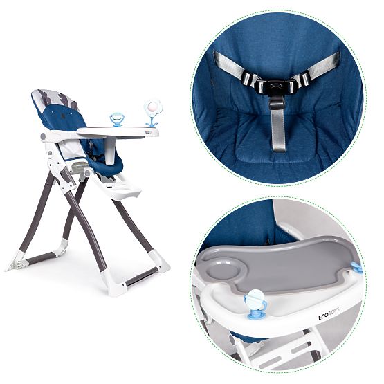 Skládací jídelní židlička Renifer ECOTOYS