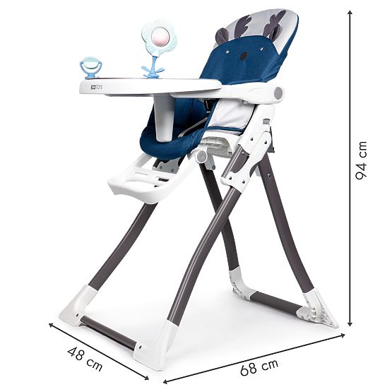 Skládací jídelní židlička Renifer ECOTOYS