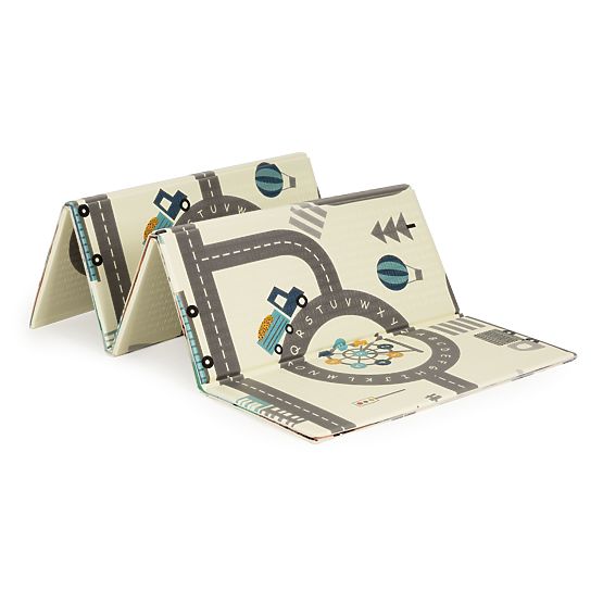 Skládací oboustranná pěnová vzdělávací podložka velká taška ECOTOYS