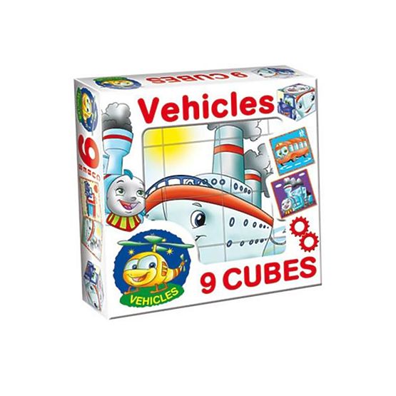 Skládací obrázkové kostky Vehicles Dle obrázku