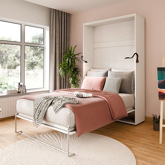 Skládací postel KOBI VERTO 160x200 Bílá 1 ks