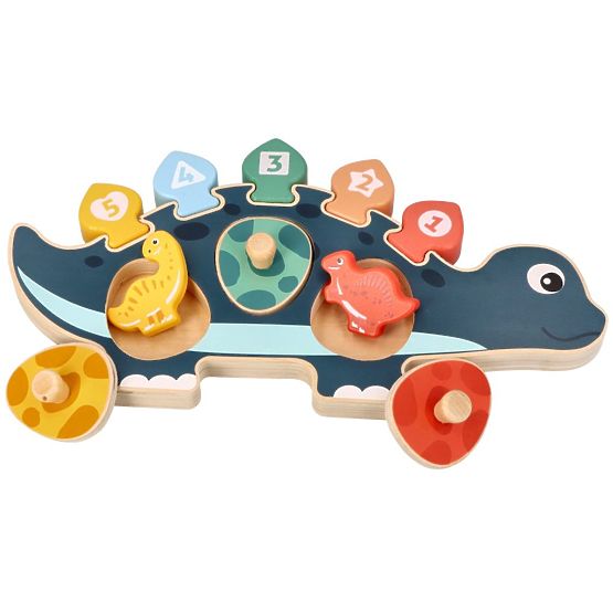 Skládačka maminka dinosaura s čísly