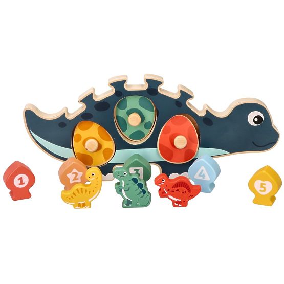 Skládačka maminka dinosaura s čísly