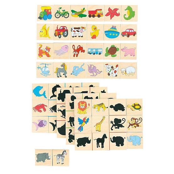 Skládačka puzzle najdi stín