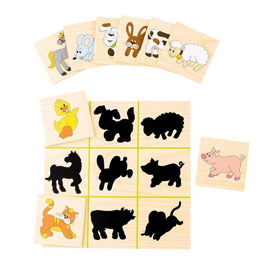 Skládačka puzzle najdi stín