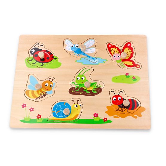 Skládačka s úchyty broučci