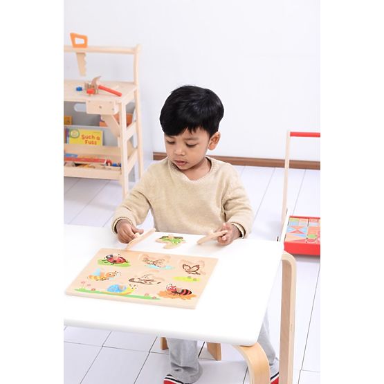 Skládačka s úchyty broučci