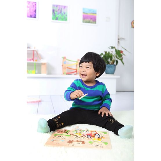 Skládačka s úchyty Přátelé z džungle