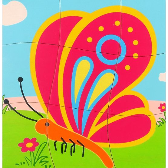 Skládačka vrstev Motýl