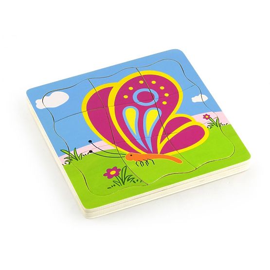 Skládačka vrstev Motýl