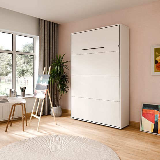 Sklápěcí postel KOBI VERTO 140x200 Bílá 1 ks