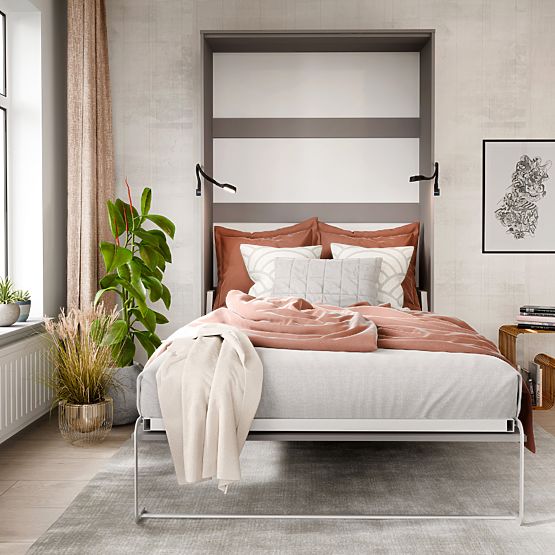 Sklápěcí postel KOBI VERTO 90x200 Šedá 1 ks