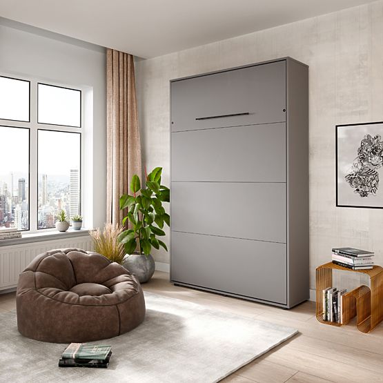 Sklápěcí postel KOBI VERTO 90x200 Šedá 1 ks