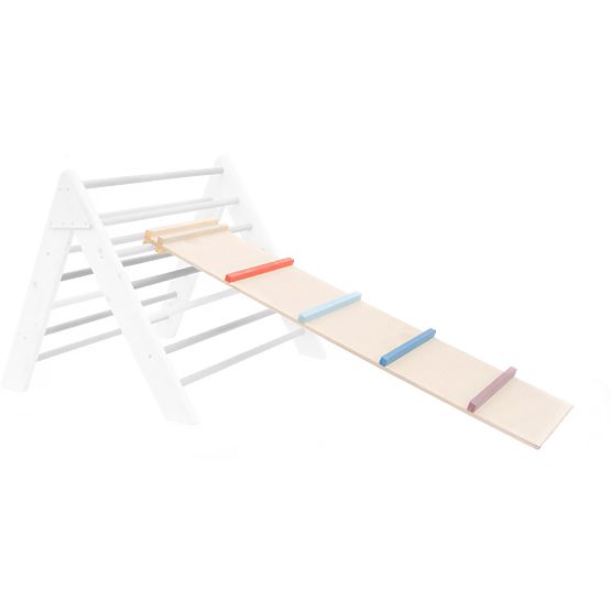 Dřevěná Montessori skluzavka/žebřík 2v1 k trianglu Piklerové