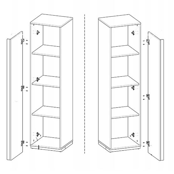 Skříň 1-dveřová Evado