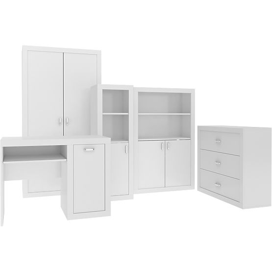 Skříň Filip - bílá