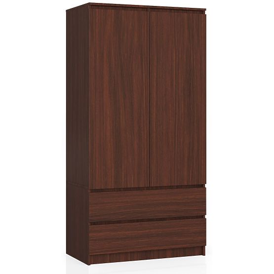 SKŘÍŇ S 90 cm 2 DVEŘE 2 ZÁSUVKY PK WENGE