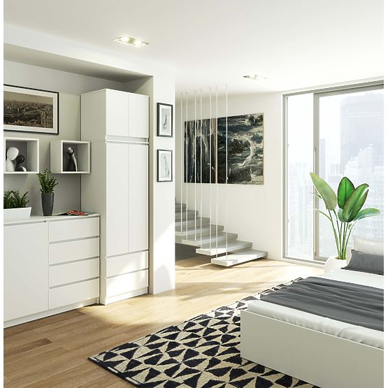 SKŘÍŇ S NÁSTAVCEM S60 2D 2SZ CLP PK BÍLÁ