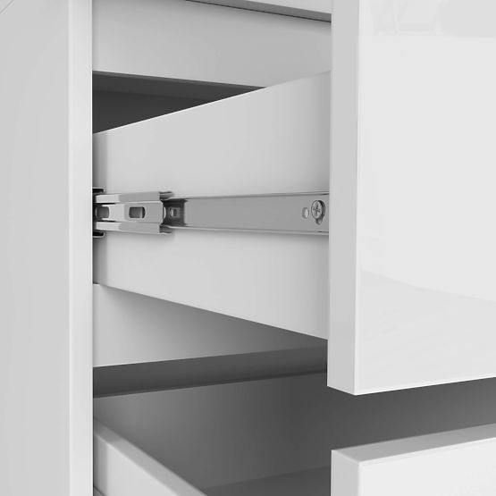 SKŘÍŇ S NÁSTAVCEM S90 2D 2SZ CLP PK BÍLÝ LESK