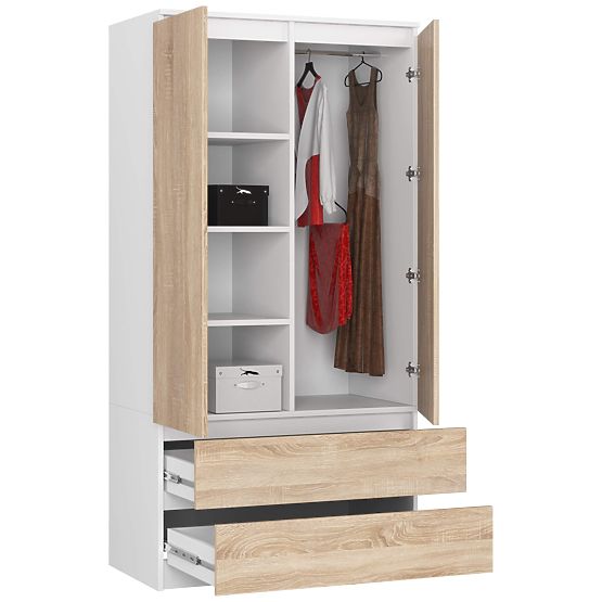SKŘÍŇ S90 2D 2SZ CLP PK BÍLÁ / SONOMA